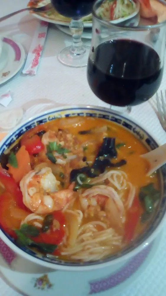 Soupe Thaï Aux Crevettes